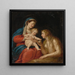 Virgin and Child with Mary Magdalene - Francesco Albani — framed artwork on a wall