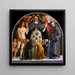Virgin of Mercy and Saints Sebastian and Bernardino of Siena - Luca Signorelli — wall display of the artwork