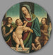 Vergine e Bambino con San Giovanni Battista e angeli - Pietro del Donzello — vista dell’opera