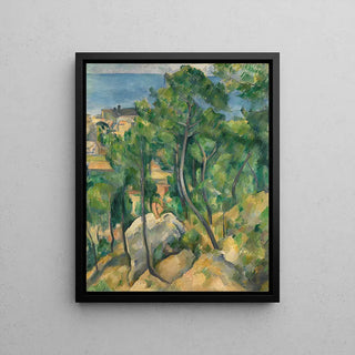 View of the Sea at L'Estaque by Paul Cézanne