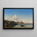 Randkløven à Gudhjem sur la côte est de Bornholm - Viggo Fauerholdt — gerahmtes Bild an der Wand