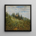 Vineyard at Pillnitz at the beginning of summer - Carl Gustav Carus — framed artwork on a wall