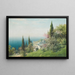 Landschaft der Krim - Viktor Baturin — gerahmtes Bild an der Wand