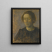 Ida - Vilhelm Hammershøi — quadro incorniciato alla parete