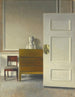 interno con un busto - Vilhelm Hammershøi — vista dell’opera