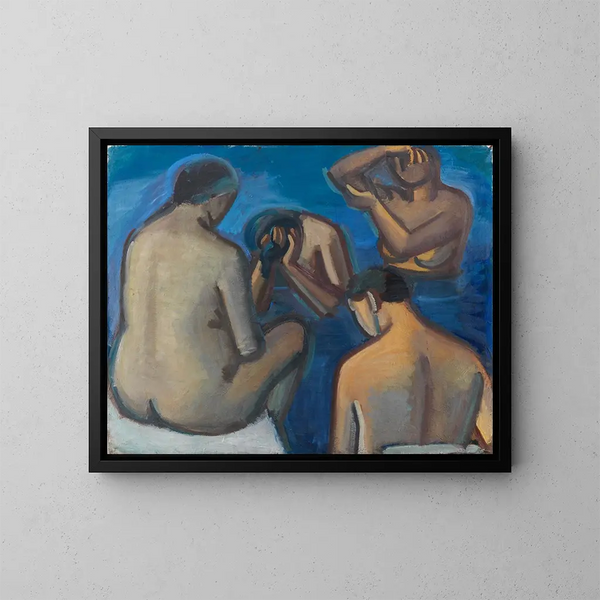 Dopo il bagno - Vilhelm Lundstrøm — quadro incorniciato alla parete