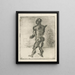 Wild Man Painting - Vilhelm Lundstrøm — framed artwork on a wall
