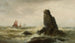 Meereslandschaft mit Segelschiffen - Vilhelm Melbye — Ansicht des Kunstwerks