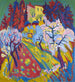 Villa Loverciana con alberi in fiore - Hermann Scherer — vista dell’opera