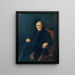 Der Dichter Eduard von Bauernfeld - Vilma Parlaghy-Brachfeld — gerahmtes Bild an der Wand
