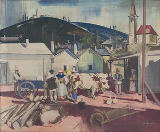 Campagna messicana - Vilmos Aba-Novák — vista dell’opera