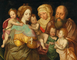 Vincent Sellaer - The Holy Kinship Anna and Joachim with Maria Cleophas and her four sons.webp