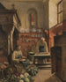 Zwei Mönche in der Küche des Klosters - Vincent Stoltenberg Lerche — Ansicht des Kunstwerks