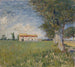 Farm in a Wheat Field - Vincent van Gogh — artwork view