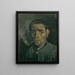 Kopf eines Mannes - Vincent van Gogh — gerahmtes Bild an der Wand