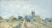 Mulini e giardini orto a Montmartre - Vincent van Gogh — vista dell’opera