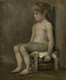 Nacktes sitzendes Mädchen - Vincent van Gogh — Ansicht des Kunstwerks