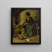 Ländliches Gemälde beim Kochen am Kamin - Vincent van Gogh — gerahmtes Bild an der Wand