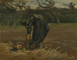 Vincent van Gogh - Peasant Woman Digging Potatoes.webp
