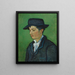 Ritratto di Armand Roulin - Vincent van Gogh — quadro incorniciato alla parete