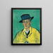 Ritratto di Armand Roulin (Conflitto di casi) - Vincent van Gogh — quadro incorniciato alla parete
