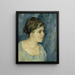 Portrait einer Prostituierten - Vincent van Gogh — gerahmtes Bild an der Wand