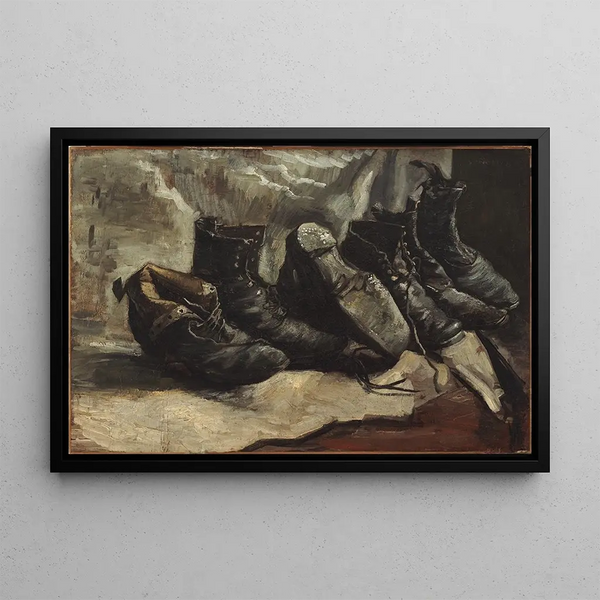 Vincent van Gogh - Three pairs of shoes.webp