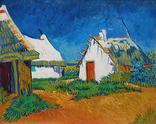 Vincent van Gogh - Three white cottages in SaintesMaries.webp