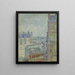 Blick vom Apartment Theos - Vincent van Gogh — gerahmtes Bild an der Wand
