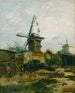 Die Windmühlen von Montmartre - Vincent van Gogh — Ansicht des Kunstwerks
