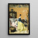 La Robe jaune - Vincenzo Capobianchi — framed artwork on a wall
