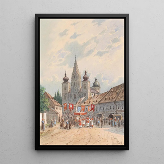 Vincenz Havlicek - Corpus Christi procession in Maria Zell.webp