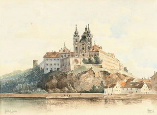 Vincenz Hawlicek - Melk Abbey On The Danube.webp