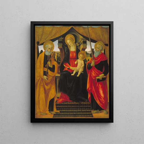 Vincenzo Frediani - Virgin and Child between Saint Peter and Saint Paul.webp