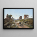 Via Appia à la hauteur du IVe mille - Vincenzo Giovannini — quadro incorniciato alla parete