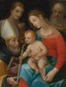 La Vierge à l'Enfant avec les saints Augustin, Jean l'Évangéliste et Joseph - Vincenzo Rustici — vista dell’opera