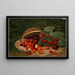 Kirschen - Virginia Granberry — gerahmtes Bild an der Wand