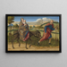Die Flucht nach Ägypten - Vittore Carpaccio — gerahmtes Bild an der Wand