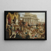 Massaker der Unschuldigen - Vitus Heinrich — gerahmtes Bild an der Wand