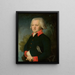 Portrait eines jungen Mannes - Vladimir Borovikovsky — gerahmtes Bild an der Wand