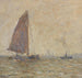 Sailboat and boat on the Elbe - Henning Edens — artwork view