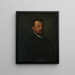 Portrait eines Mannes mit vollem Bart - Vojtěch Klimkovič — gerahmtes Bild an der Wand
