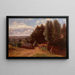 Mulino nella radura della foresta - Volodymyr Orlovsky — quadro incorniciato alla parete