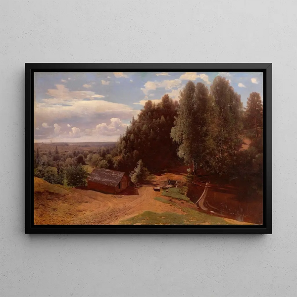 Volodymyr Orlovsky - Mill in the Forest Clearing.webp