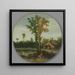 Travelers by a Lake - Esaias van de Velde — framed artwork on a wall
