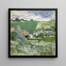 Vista di Auvers - Vincent van Gogh — quadro incorniciato alla parete