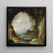 View of a Cave - David Teniers the Younger — framed artwork on a wall
