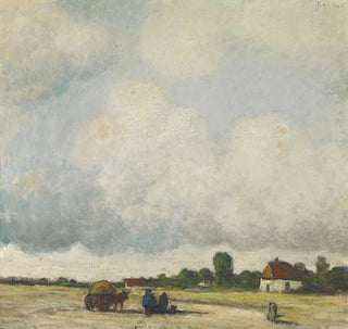 Vue dans les Kempen avec un pont en planches - Jakob Smits
