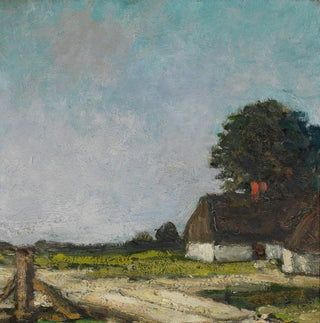 Vue dans les Kempen avec un pont en planches - Jakob Smits