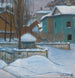 Ansicht von Moskau im Schnee - Elizaveta Sergeevna Kruglikova — Ansicht des Kunstwerks